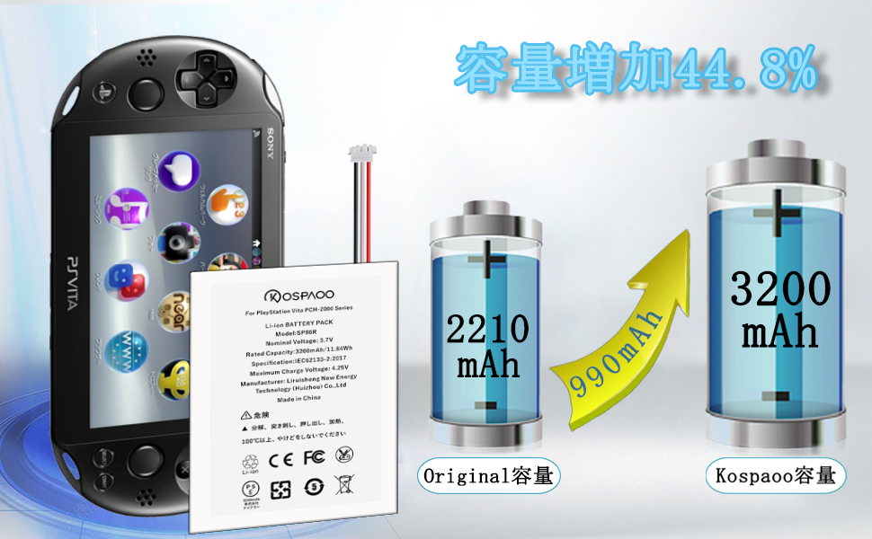 Amazon.co.jp: KOSPAOO for Sony PlayStation Vita PCH-2000
