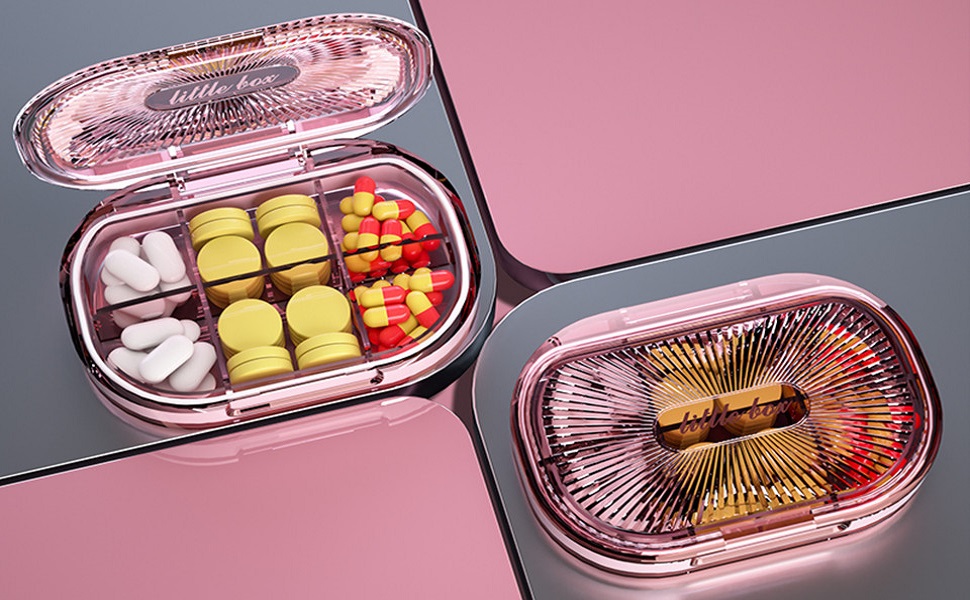 Small Pill Box, Moisture Proof Pill Case, Travel Pill