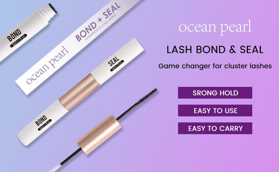 Lash Bond and Seal Eyelash Glue for Cluster Lashes Individual Eyelash Extensions Eyelash Bond
