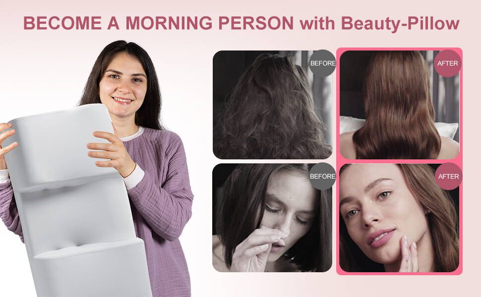 Hydomi Anti Wrinkle Pillow 2 In 1 Anti Aging Beauty Memory Foam Pillow