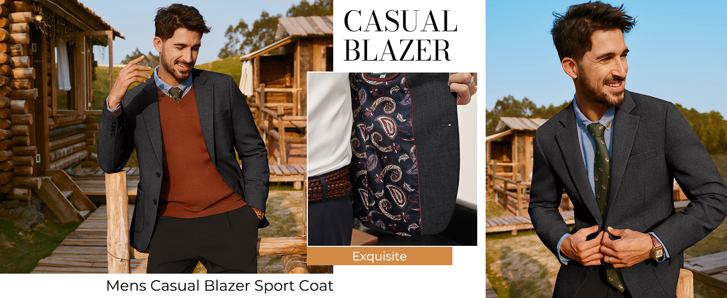 Mens Two Button Blazer
