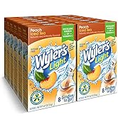 Wyler's Light Singles To Go Powder Packets, Water Drink Mix, 96 Single Servings, Peach Iced Tea, ...