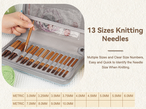 interchangeable circular knitting needles