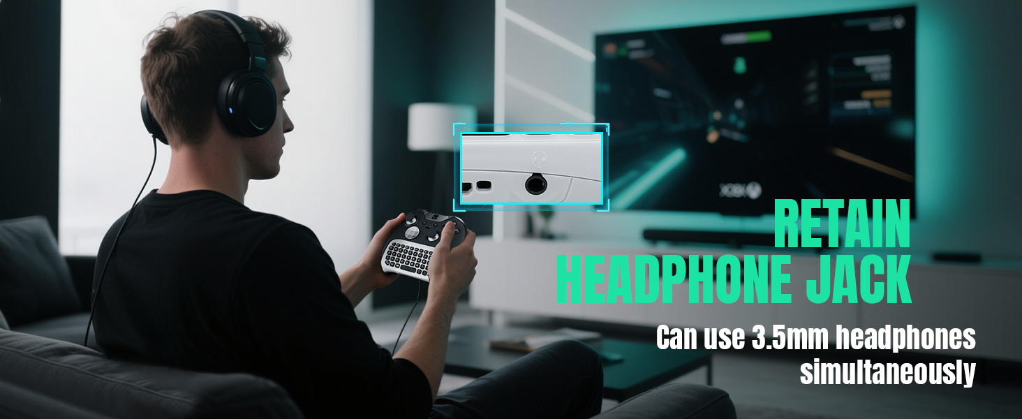 Retain headphone jack: can use 3.5mm headphones simultaneously