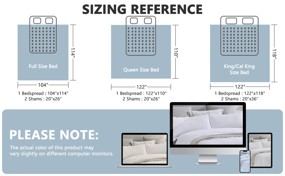 sizing reference