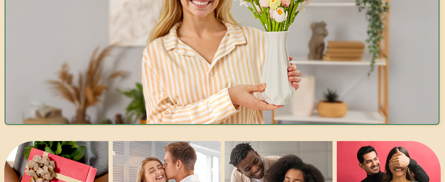 Tulip & Rose Flower Bouquet Building