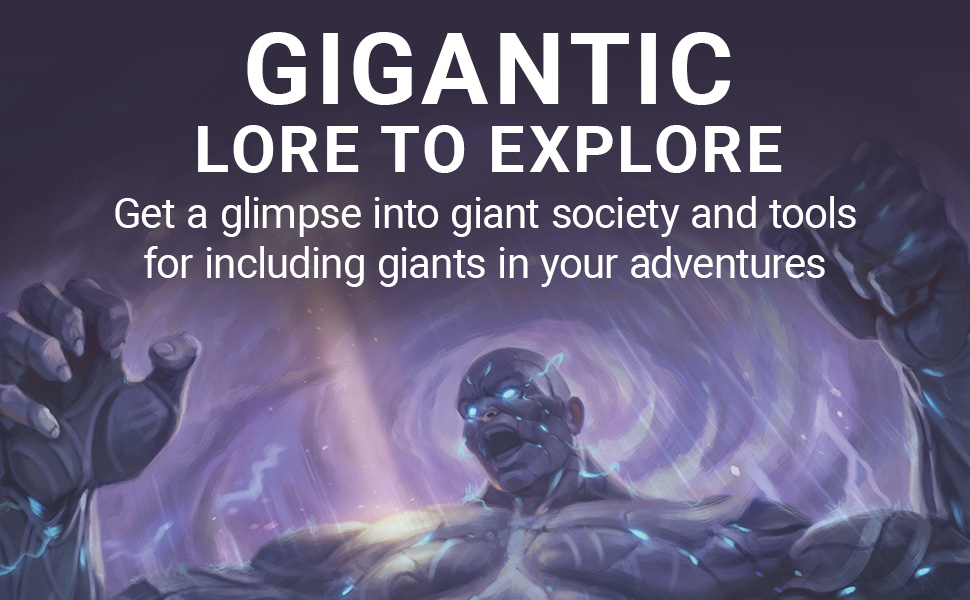 Bigby Presents: Glory of the Giants, D&D Book, Bigby's, DM Tools, Dungeon Master