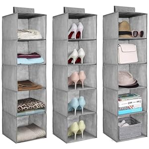 wardrobe hanging storage organiser