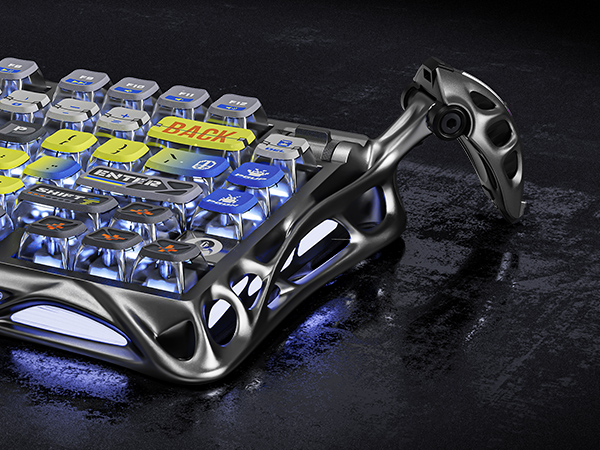 Amazon | GravaStar Mercury K1 Pro ゲーミングキーボード 無線