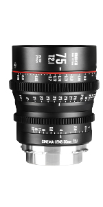 レンズ(単焦点) Meike 25mm T2.1 Cinema Lens S35 Prime Meike Super 35 Prime Cinema Lens-25mm T2.1 for Canon EF