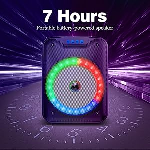 battery-powered speaker portable