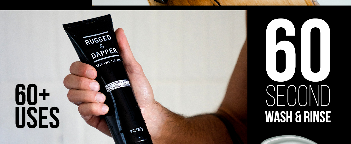 Dual Purpose Power Body Wash + Shampoo