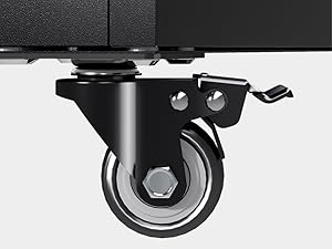 metal storage cabinet with wheels