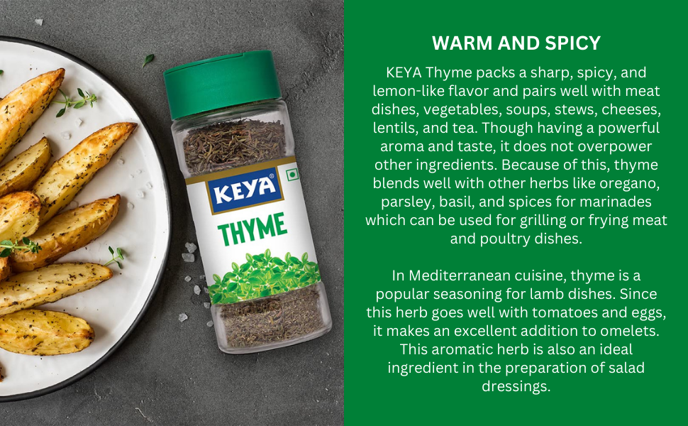 Keya Thyme 27gm Amazon.in Grocery & Gourmet Foods