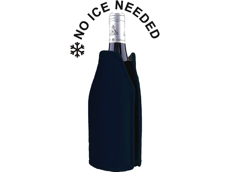 Wine Bottle Cooler Sleeve Slip On Cooling Sleeve Chiller Gel Pad No Ice Needed Amazon.co.uk
