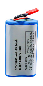 5200mah 3.7v lipo battery