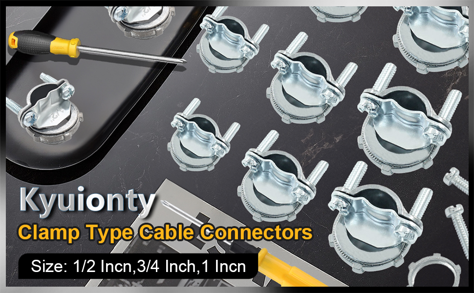 Amazon.com: Kyuionty 12 Pcs 3/4 Inch Clamp Type Cable