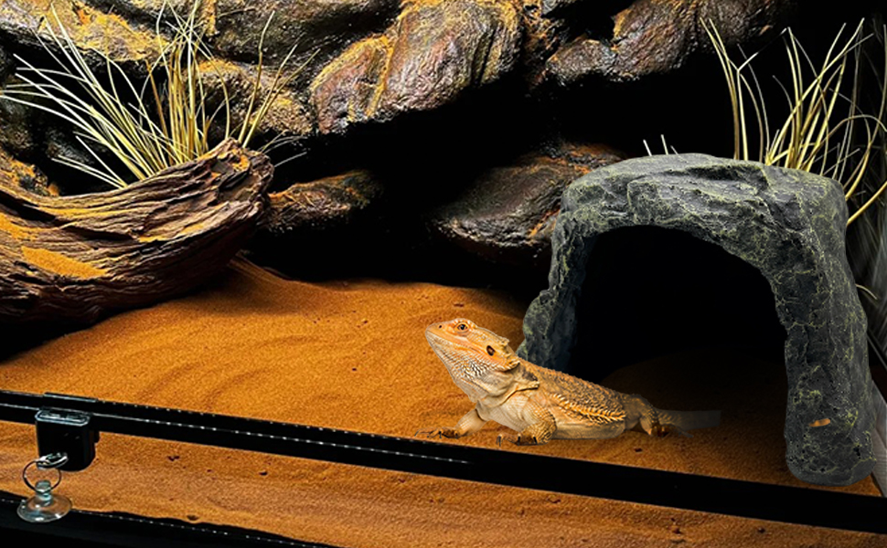 Amazon.com : BNOSDM Reptile Hideout,Large Tortoise Hide Cave