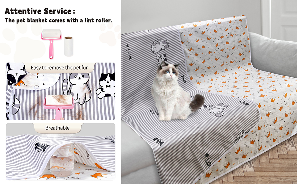 Xncooy Waterproof Dog Bed Cover, Reversible Bed Cover for