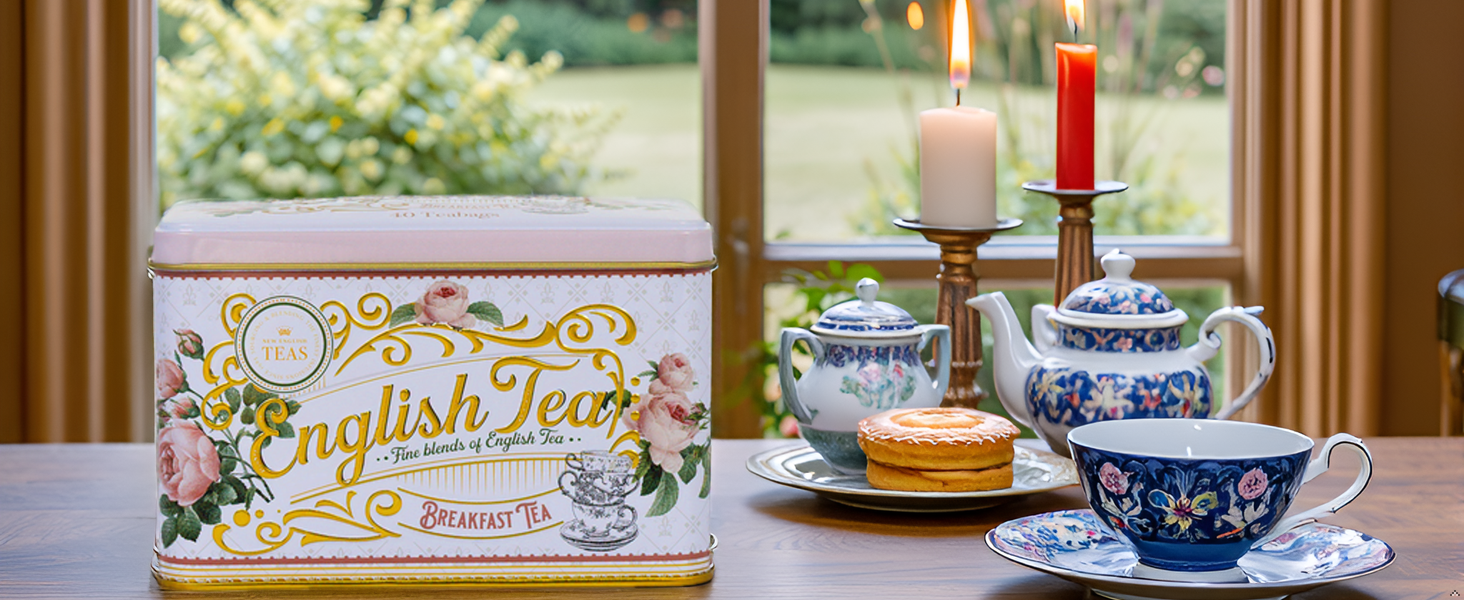 A product displayed on a rustic wooden table with a lace tablecloth.