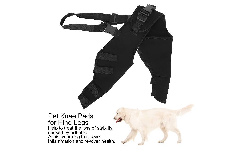 Hztyyier Dog Elbow Brace Protector Pads Pet Dog Hind Legs