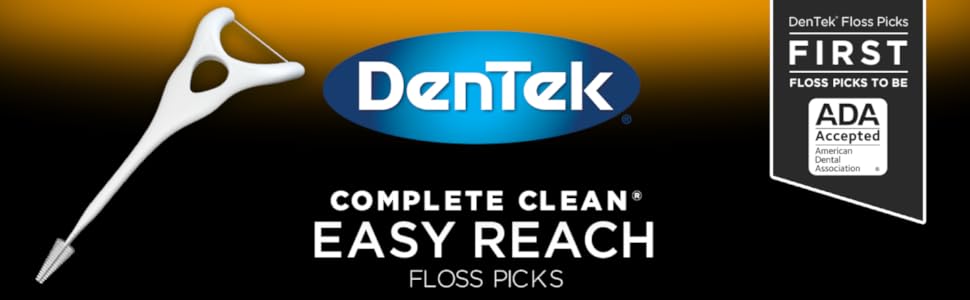 Dentek Complete Clean Easy Reach Floss Picks
