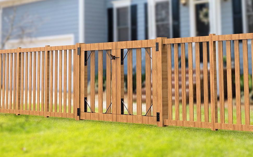 Delifox Fence Gate Kit Heavy Duty Gate Frame Kit Corner