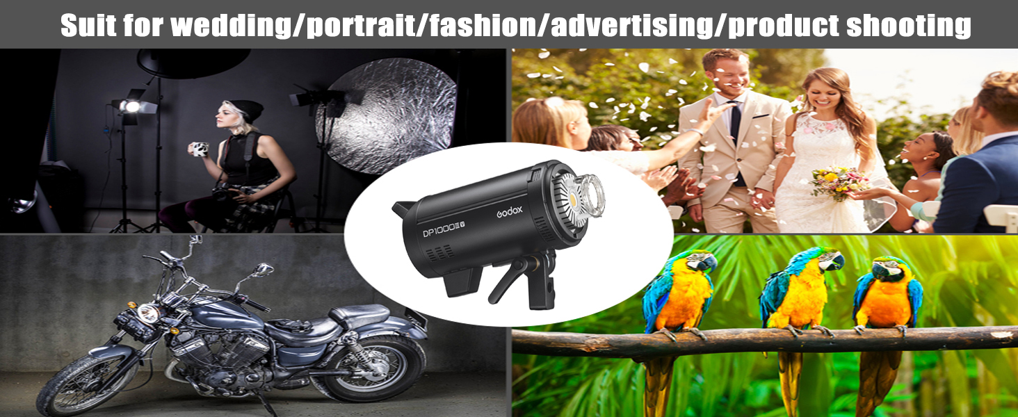 1000W Upgraded Studio Strobe Flash Light