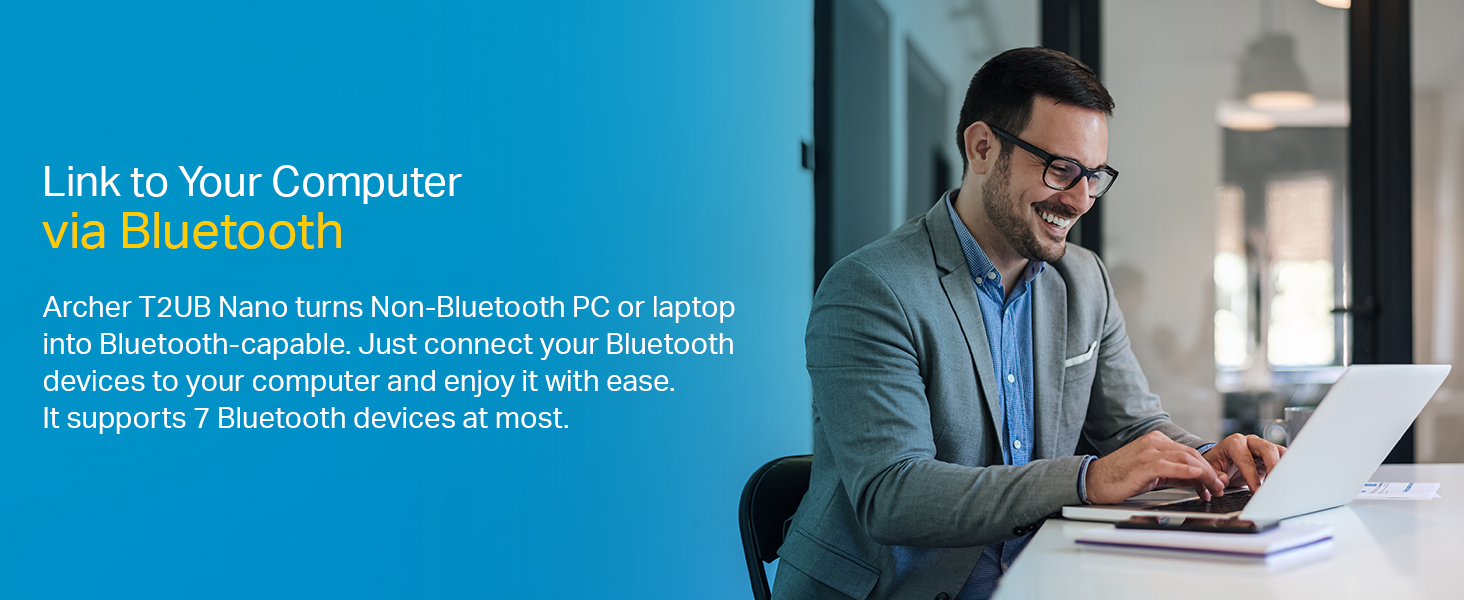 Archer T2UB Nano AC600 Nano Wi-Fi Bluetooth 4.2 USB Adapter