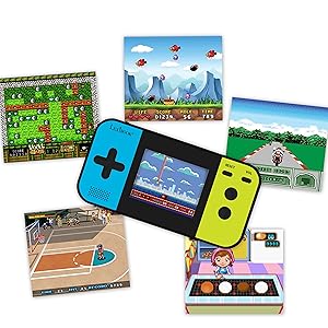 Compact Cyber Arcade Portable Gaming Console