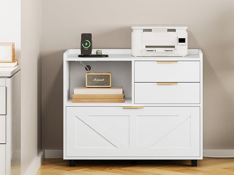 Amazon.com: HOOBRO Lateral File Cabinet, Wooden Office