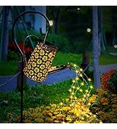 Fohil Solar Watering Can Lights Outdoor, Waterproof Solar Garden Lights with Fairy String Lights,...