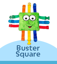 Buster Square Learning Activity Toy Develop Fine Motor Skills Problem Solving Easy Travel