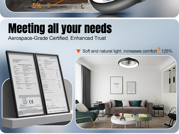 Ceiling Fans with Lights and Remote