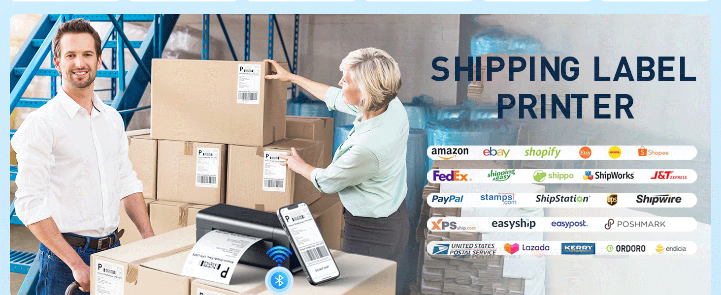 shipping label printer