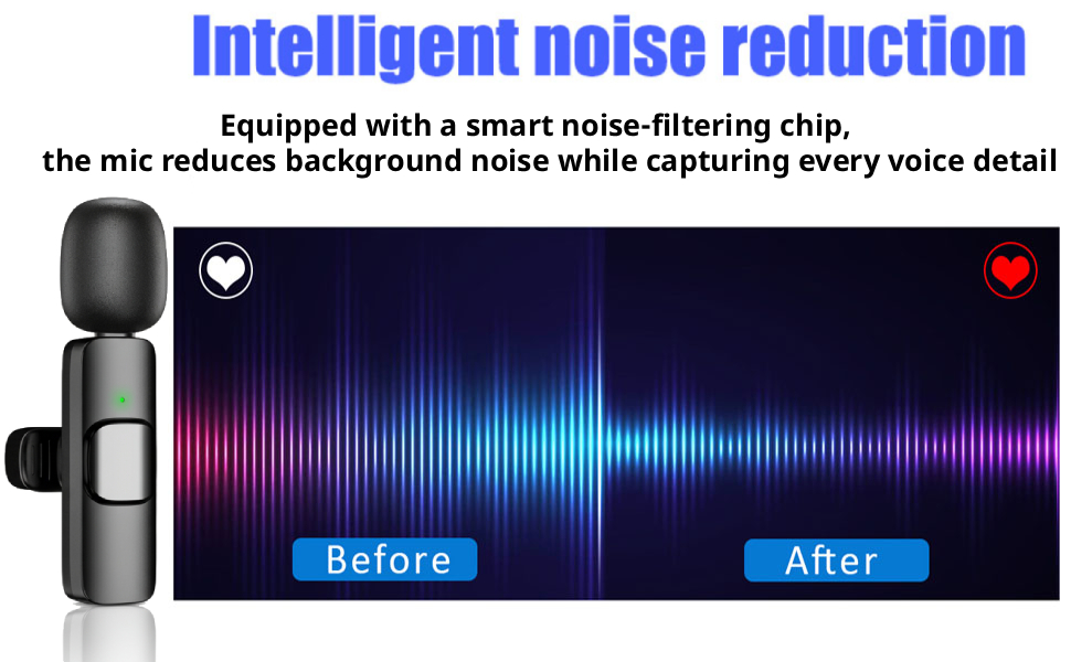 wireless microphone for vlogging