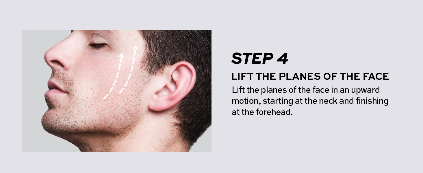 step 4: lift the planes of the face