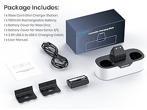 Charger Station for Xbox Wireless Controllers