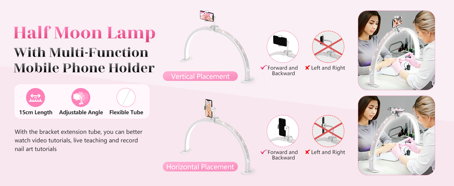 half moon nail lamp