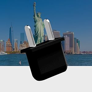 European Plug Adapter, Unidapt US to UK Europe Power Strip for EU/UK/US with USB C and 4 USB Ports, 3 AC Outlets, Wall Mountable, 5ft Extension Cord, for Travel Cruise Ship Home (Black) 26 US compatible including all type A countries such as Canada Mexico Japan Etc