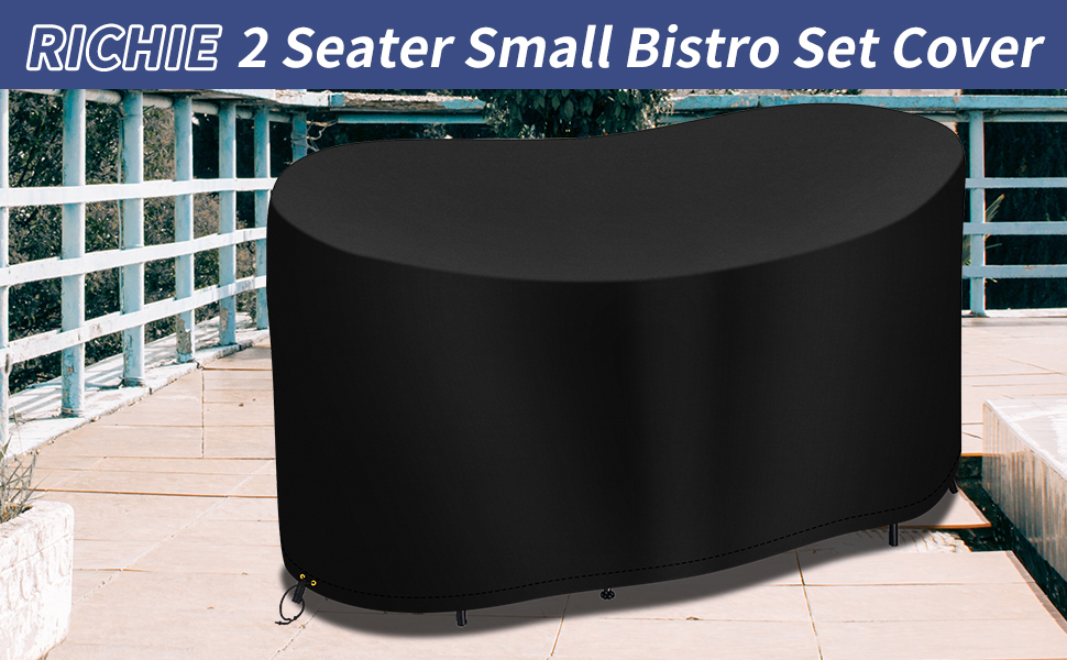 RICHIE Small Bistro Set Cover, 146 * 70 * 80cm Waterproof Outdoor