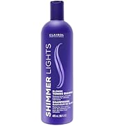 Clairol Professional Shimmer Lights Purple Shampoo fl. Oz | Neutralizes Brass & Yellow Tones For ...