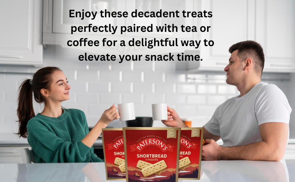 Cookies Sweet Paterson's Festive Shortbread Fingers Pack Of 3 Delicious Festive Scottish Cookies