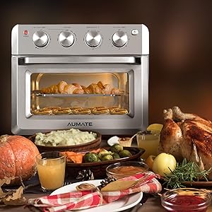 Amazon.com: AUMATE Air Fryer Toaster Oven,Convection Oven,7-in-1