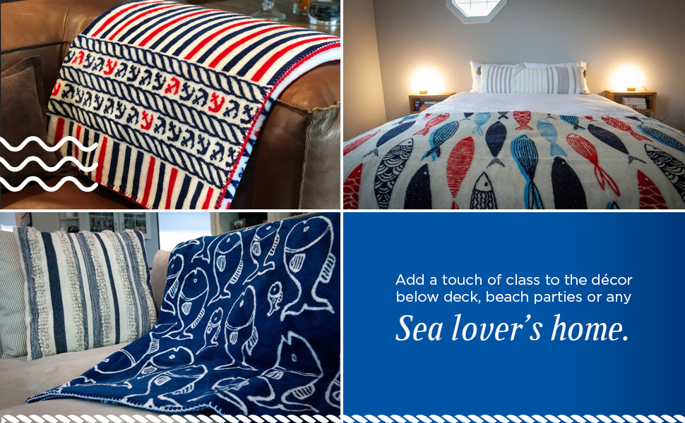 Denali Ocean Tribal Marine Animal with Beach Theme Fabric