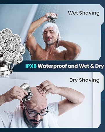 IPX6 Waterproof for Wet & Dry Use