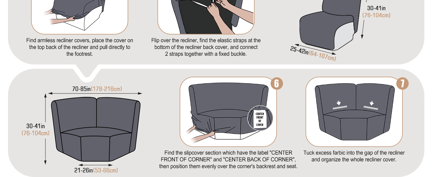 5 Seat Recliner Cover