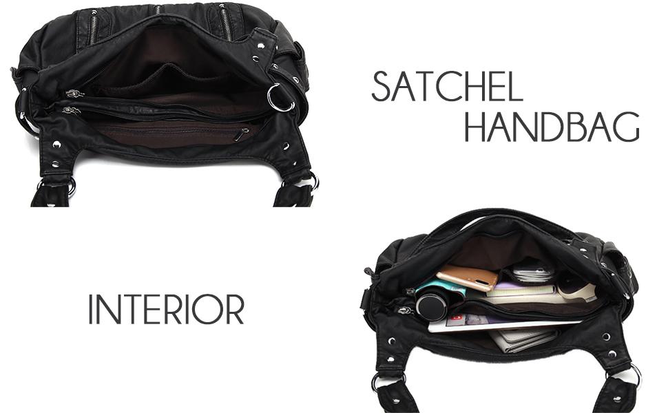 Scarleton Satchel Handbag Interior