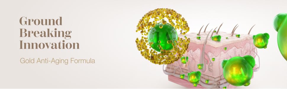 Gold Anti-Aging Formula, Gold cream, infinite aloe gold, infinite aloe, reparneu