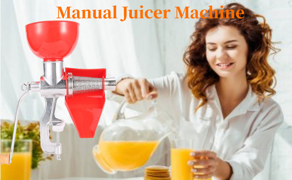 Manual Juicer Machine,Tomato Strainer,Food Strainer,Aluminum Alloy